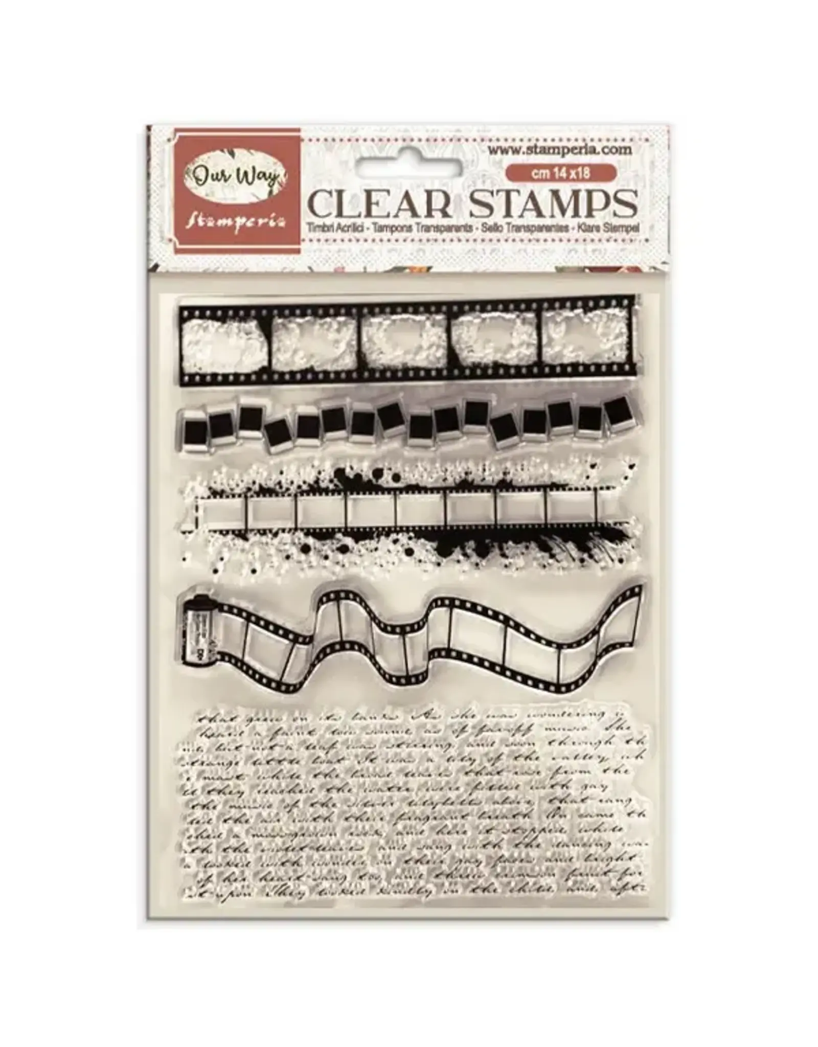 STAMPERIA STAMPERIA OUR WAY CLEAR STAMP SET