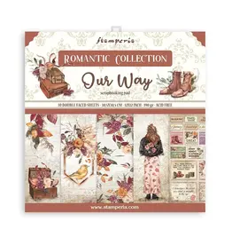 STAMPERIA STAMPERIA OUR WAY 12x12 PAPER PACK 10 SHEETS