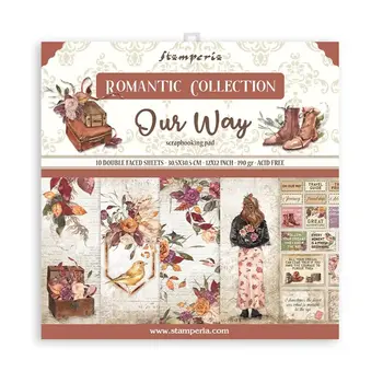 STAMPERIA STAMPERIA OUR WAY 12x12 PAPER PACK 10 SHEETS
