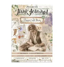 STAMPERIA STAMPERIA FLOWERS AND POEMS JUNK JOURNAL