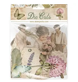 STAMPERIA STAMPERIA FLOWERS AND POEMS CHIPBOARD DIE CUTS