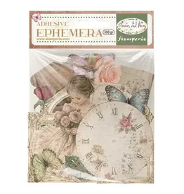 STAMPERIA STAMPERIA FLOWERS AND POEMS ÉPHÉMÈRE DÉCOUPAGES EN PAPIER