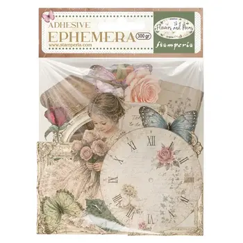 STAMPERIA STAMPERIA FLOWERS AND POEMS ÉPHÉMÈRE DÉCOUPAGES EN PAPIER