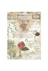 STAMPERIA STAMPERIA FLOWERS AND POEMS ASSORTED A4 RICE PAPER 6/PK