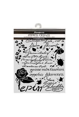 STAMPERIA STAMPERIA FLOWERS AND POEMS LATIN INSPIRATIONS 20x25cm STENCIL