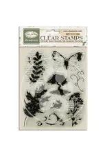 STAMPERIA STAMPERIA FLOWERS AND POEMS CLEAR STAMP SET