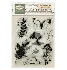 STAMPERIA STAMPERIA FLOWERS AND POEMS CLEAR STAMP SET