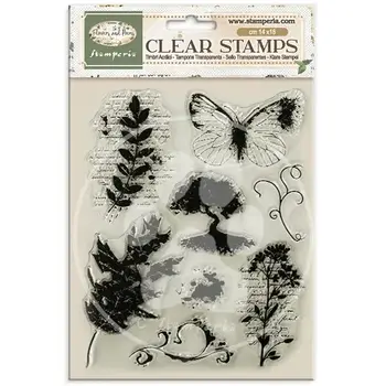 STAMPERIA STAMPERIA FLOWERS AND POEMS ENSEMBLE DE TAMPONS CLAIRS