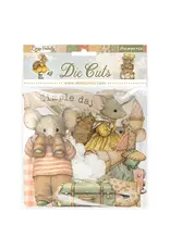 STAMPERIA STAMPERIA COZY FAMILY CHIPBOARD DIE CUTS