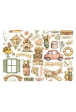 STAMPERIA STAMPERIA COZY FAMILY CHIPBOARD DIE CUTS