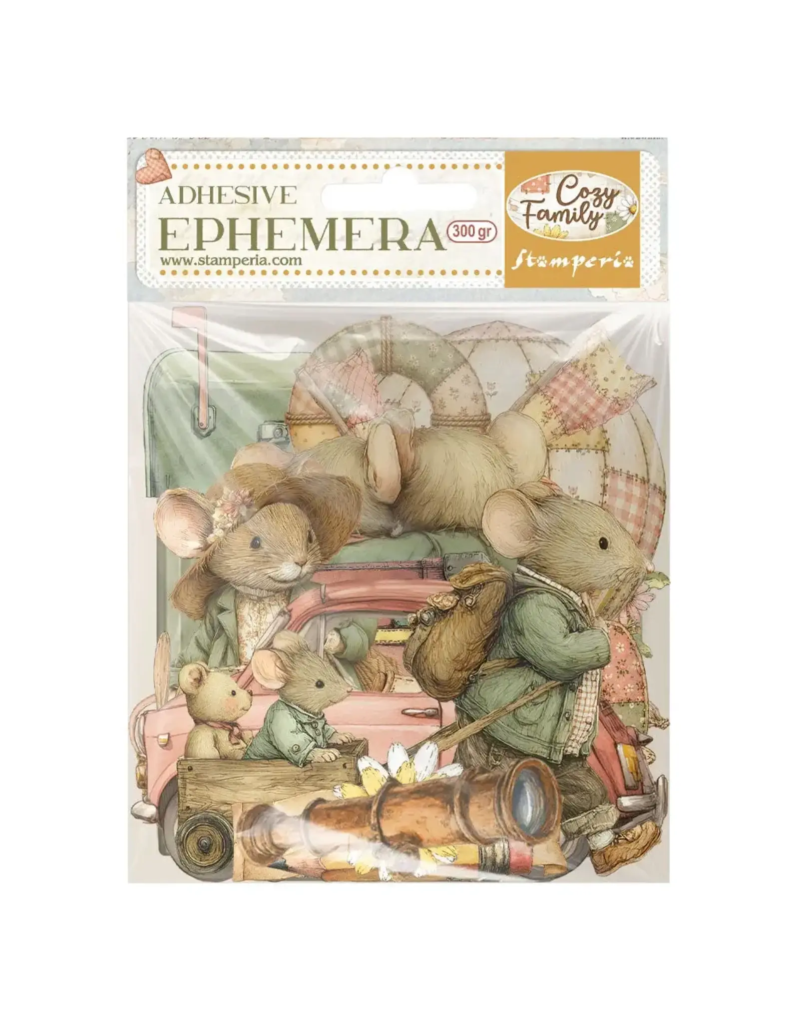 STAMPERIA STAMPERIA COZY FAMILY ÉPHÉMÈRE DÉCOUPAGES EN PAPIER
