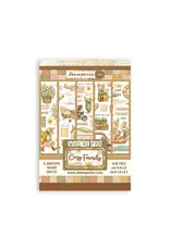 STAMPERIA STAMPERIA COZY FAMILY A5 WASHI PAD