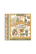 STAMPERIA STAMPERIA COZY FAMILY ASSORTED RUB-ONS 6/PK