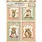 STAMPERIA STAMPERIA COZY FAMILY ASSORTED A4 RICE PAPER 6/PK