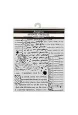 STAMPERIA STAMPERIA COZY FAMILY LETTERS 20x25cm STENCIL
