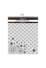 STAMPERIA STAMPERIA COZY FAMILY TOGETHER PATTERN 20x25cm STENCIL