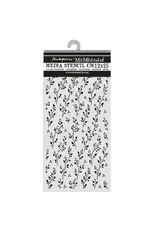 STAMPERIA STAMPERIA COZY FAMILY SPRIG PATTERN 12x25cm STENCIL