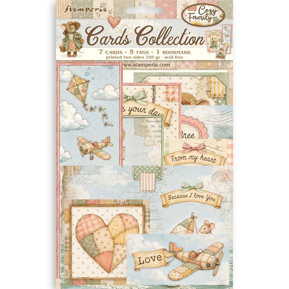 STAMPERIA STAMPERIA COZY FAMILY CARDS COLLECTION