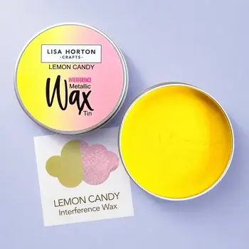 LISA HORTON CRAFTS LISA HORTON CRAFTS BOÎTE DE CIRE MÉTALLIQUE - BONBON AU CITRON