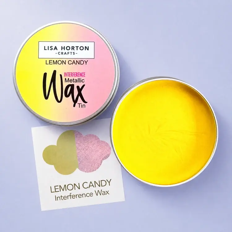LISA HORTON CRAFTS LISA HORTON CRAFTS BOÎTE DE CIRE MÉTALLIQUE - BONBON AU CITRON