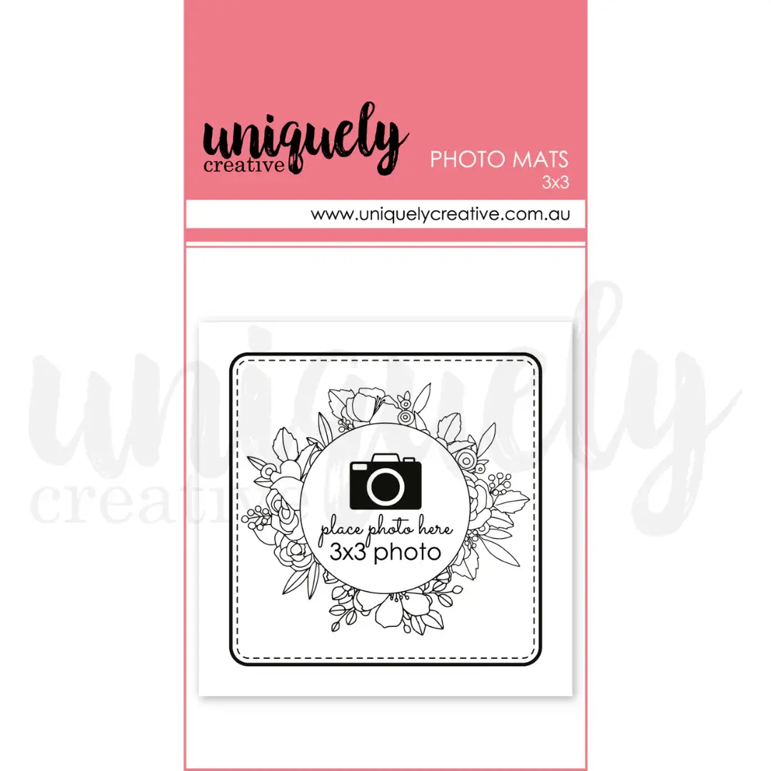 UNIQUELY CREATIVE UNIQUELY CREATIVE 3x3 TAPIS DE PHOTO