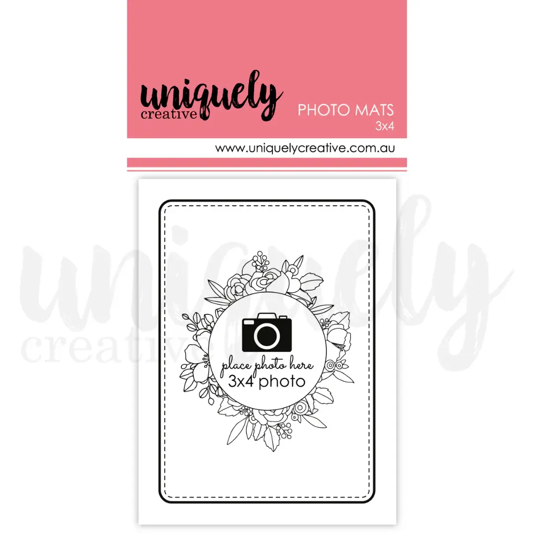UNIQUELY CREATIVE UNIQUELY CREATIVE 3x4 PHOTO MATS