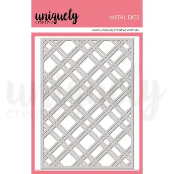 UNIQUELY CREATIVE UNIQUELY CREATIVE PANNEAU DÉCORATIF MOTIF ÉCOSSAIS MATRICE DE DÉCOUPE