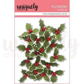 UNIQUELY CREATIVE UNIQUELY CREATIVE CHRISTMAS HOLLY FLOWERS