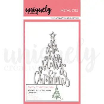 UNIQUELY CREATIVE UNIQUELY CREATIVE ARBRE JOYEUX NOËL MATRICE DE DÉCOUPE