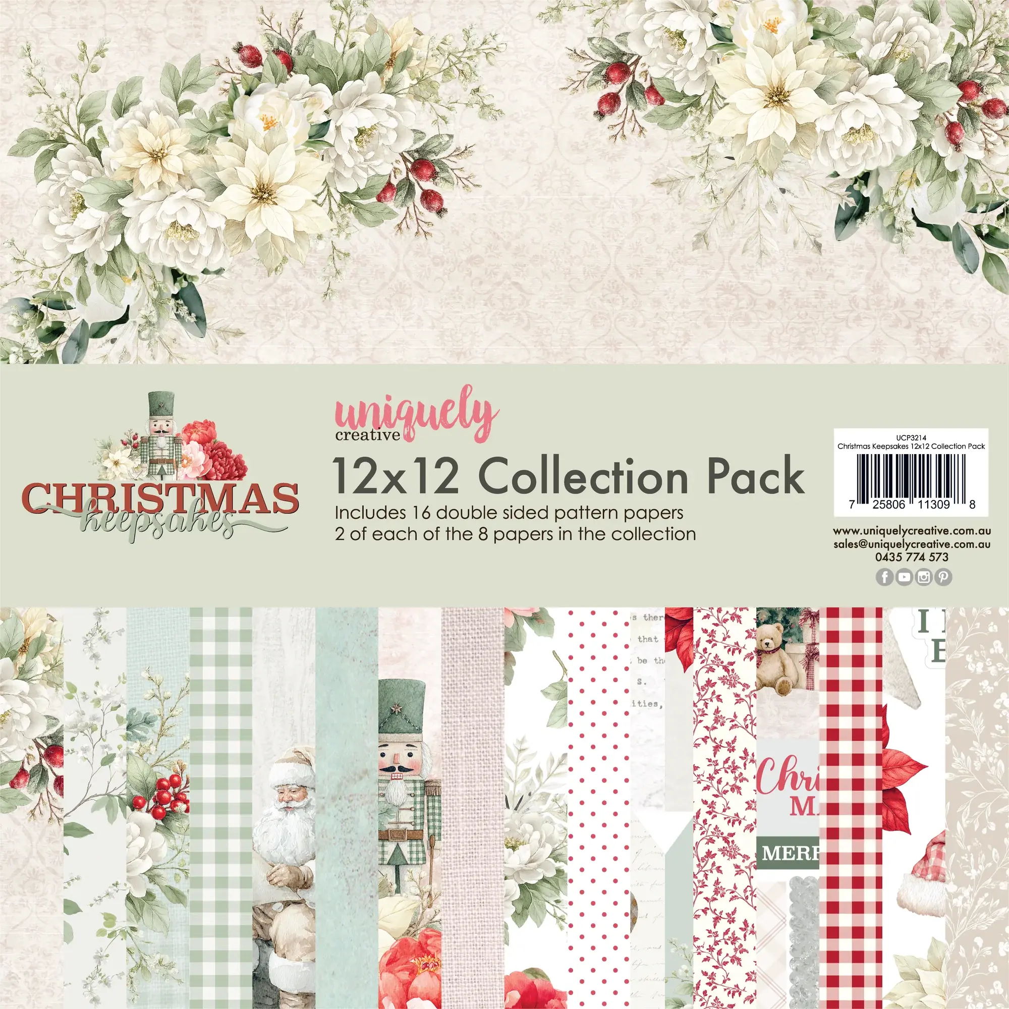 UNIQUELY CREATIVE UNIQUELY CREATIVE CHRISTMAS KEEPSAKES 12x12 COLLECTION
