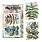 AALL & CREATE AALL & CREATE AUTOUR DE MWA #1345 STILL GREEN A6 CLEAR STAMP SET