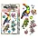 AALL & CREATE AALL & CREATE AUTOUR DE MWA #1347 TOUCAN PÉTILLANT A6 ENSEMBLE DE TAMPONS CLAIRS