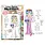 AALL & CREATE AALL & CREATE JANET KLEIN #1450 RUNAWAY BRIDE DEE A7 CLEAR STAMP SET