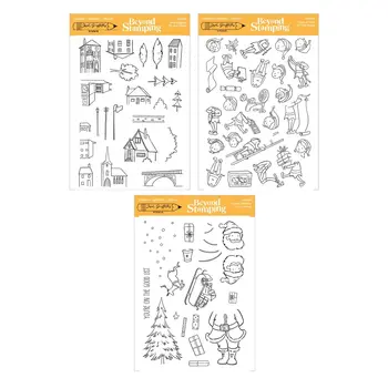 SPELLBINDERS SPELLBINDERS JOSH GRIFFITHS STUDIO CUSTOM CHRISTMAS I WANT IT ALL! CLEAR STAMP SET