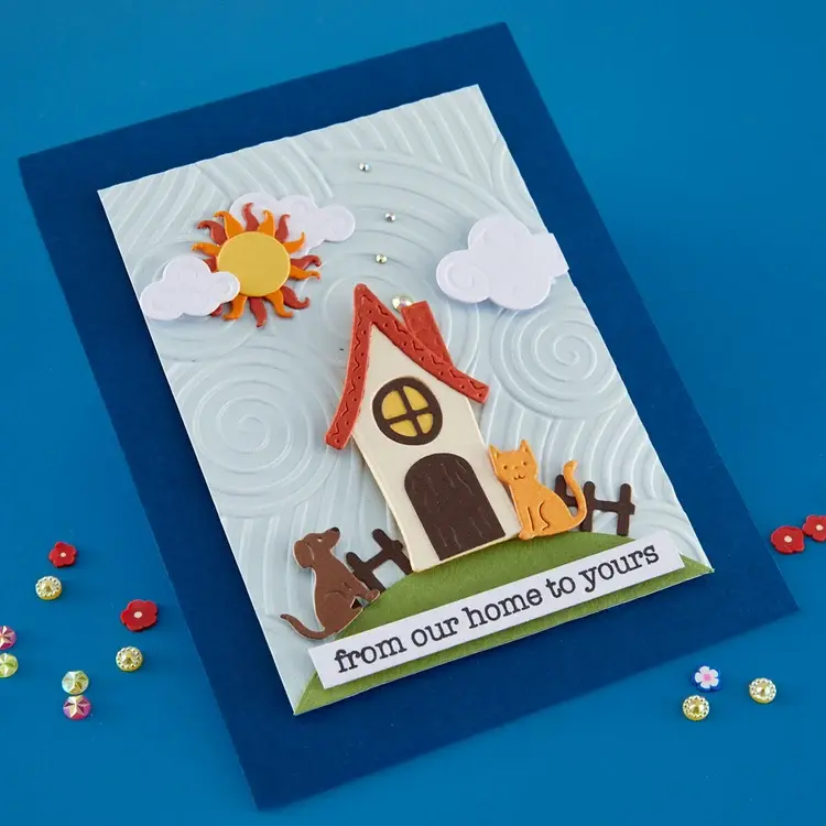 SPELLBINDERS SPELLBINDERS VICKY PAPAIOANNOU WHIMSICAL HOUSES ETCHED DIE SET