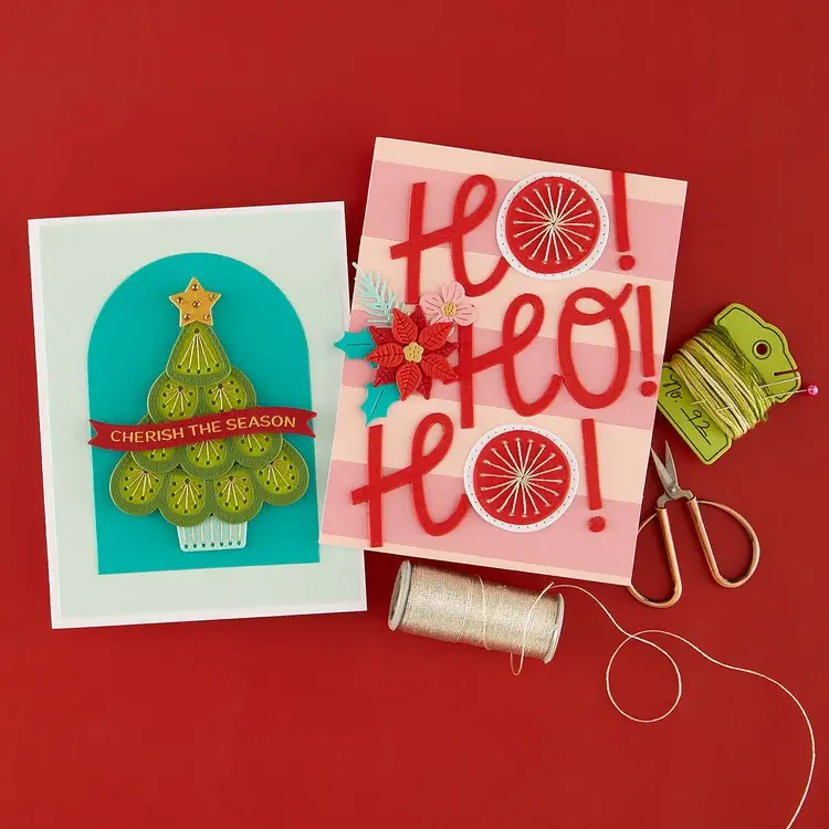 SPELLBINDERS SPELLBINDERS OH CHRISTMAS STITCH I WANT IT ALL! BUNDLE