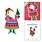 SPELLBINDERS SPELLBINDERS LOLLI & GRACE FESTIVE SANTA ETCHED DIE SET
