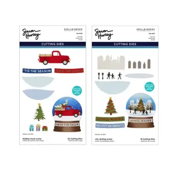 SPELLBINDERS SPELLBINDERS SIMON HURLEY SNOW GLOBE SCENES DIE BUNDLE