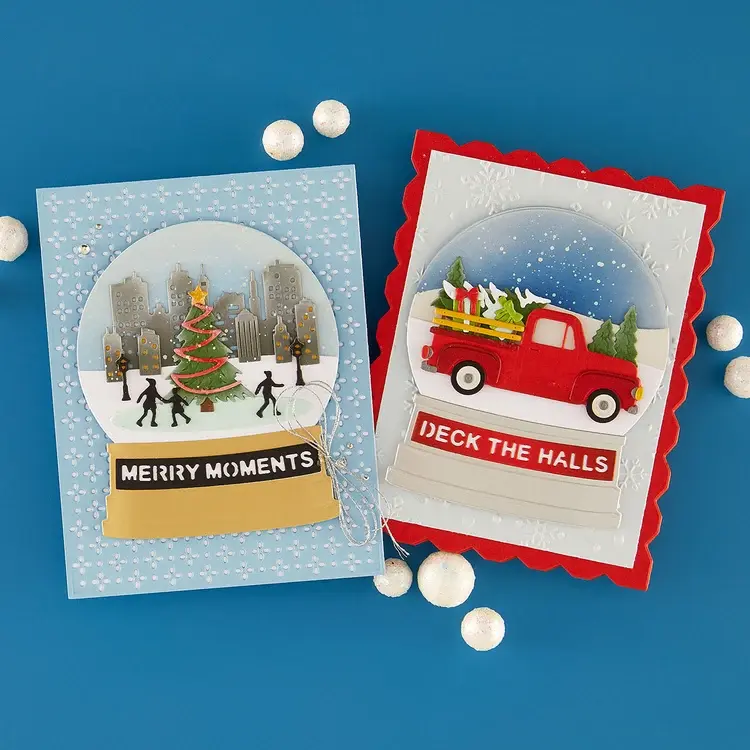SPELLBINDERS SPELLBINDERS SIMON HURLEY SNOW GLOBE SCENES DIE BUNDLE