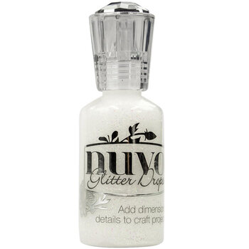 TONIC TONIC STUDIOS NUVO GLITTER DROPS WHITE BLIZZARD 1OZ