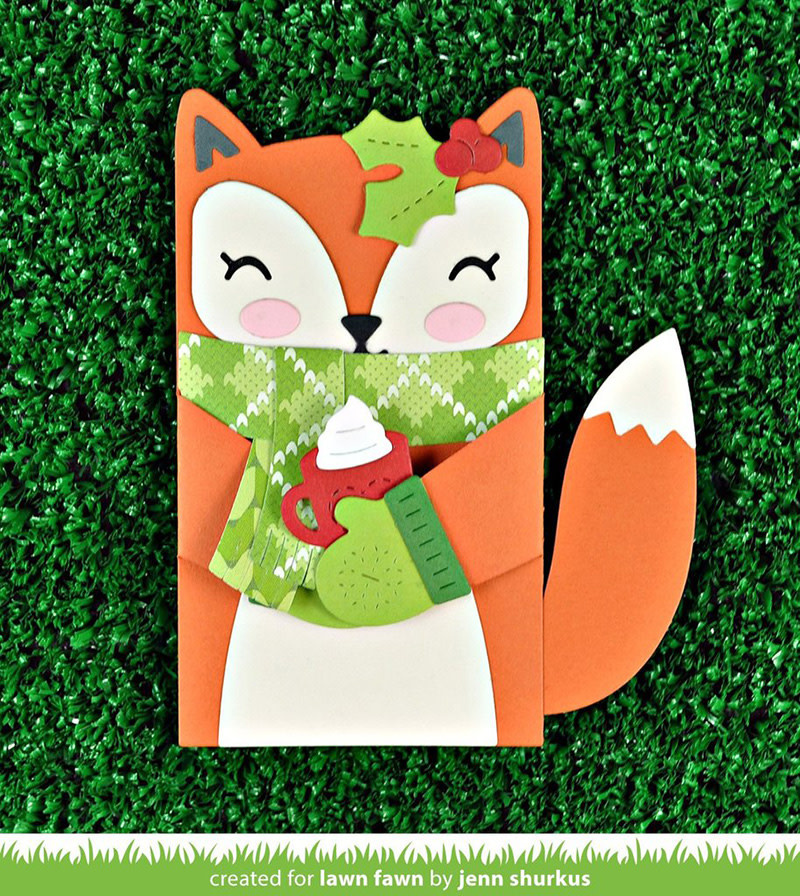 LAWN FAWN LAWN FAWN WOODLAND CRITTER HUGGERS WINTER ADD ON DIE SET