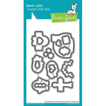 LAWN FAWN LAWN FAWN PENGUIN PARTY DIE SET