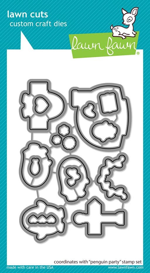 LAWN FAWN LAWN FAWN PENGUIN PARTY DIE SET