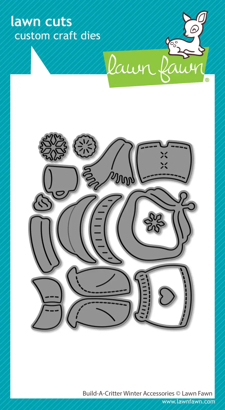 LAWN FAWN LAWN FAWN BUILD-A-CRITTER WINTER ACCESSORIES DIE SET