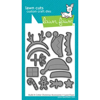 LAWN FAWN LAWN FAWN BUILD-A-CRITTER CHRISTMAS ACCESSORIES DIE SET