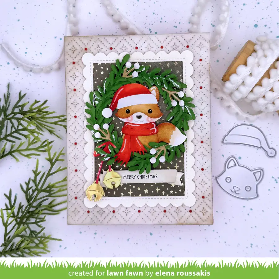 LAWN FAWN LAWN FAWN BUILD-A-CRITTER CHRISTMAS ACCESSORIES DIE SET