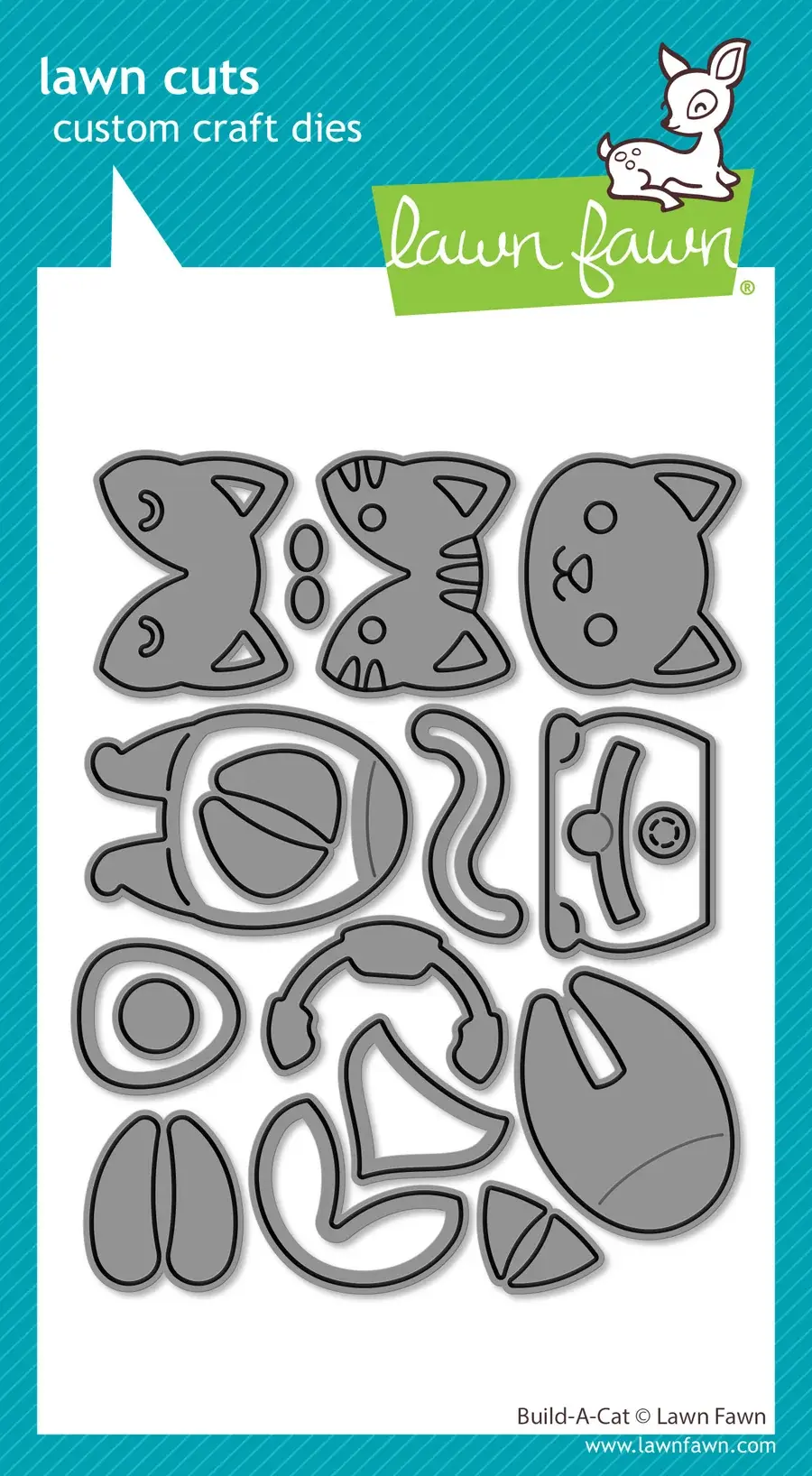 LAWN FAWN LAWN FAWN BUILD-A-CAT DIE SET