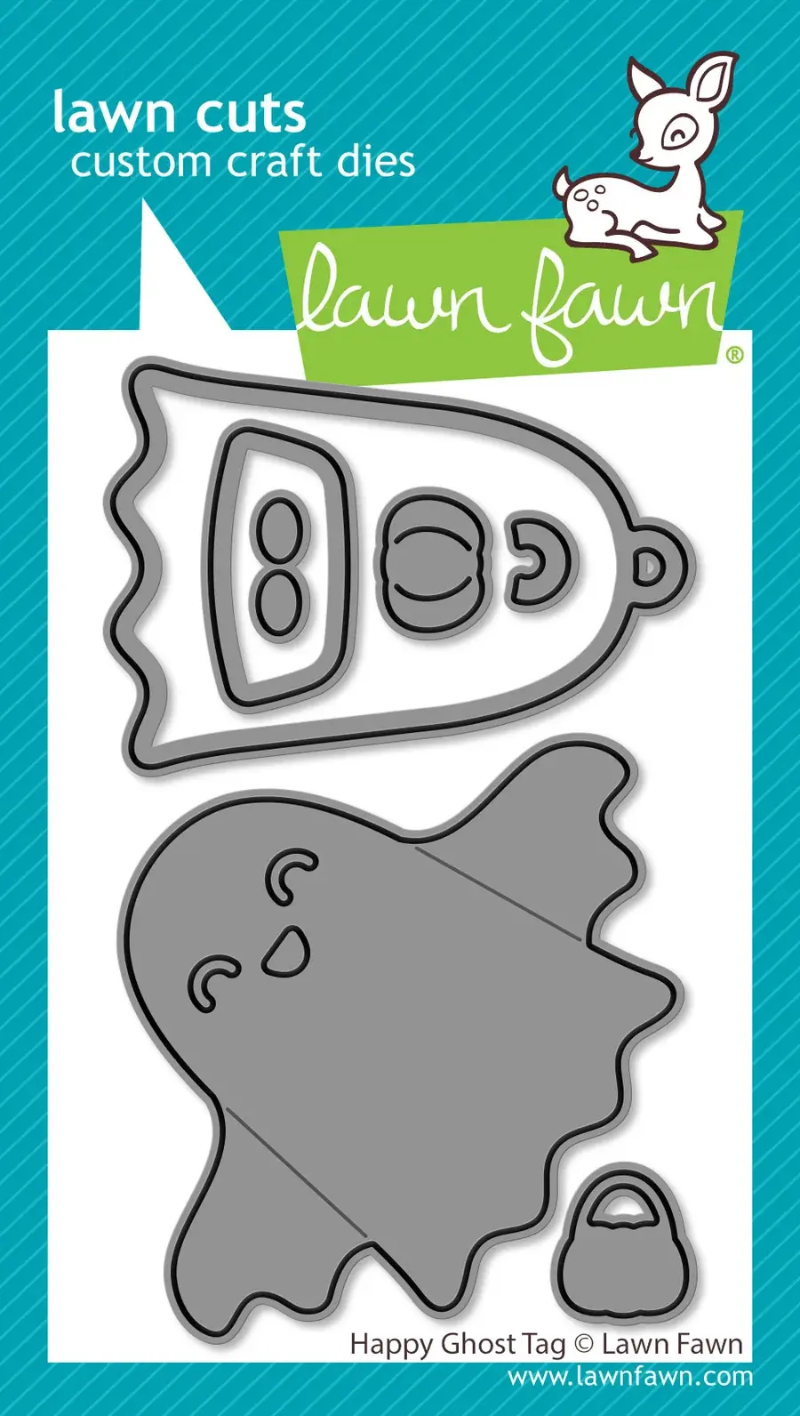 LAWN FAWN LAWN FAWN HAPPY GHOST TAG DIE SET