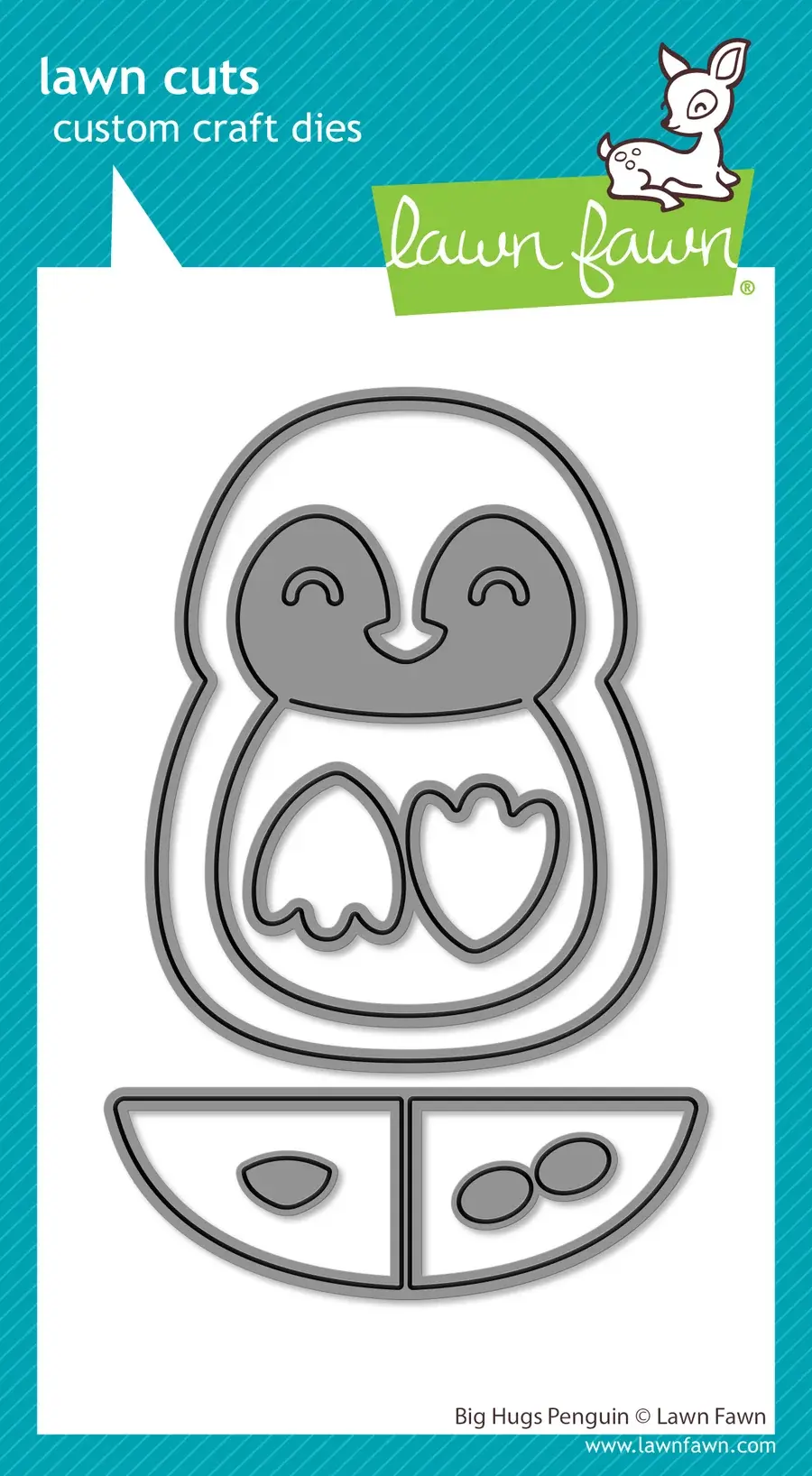 LAWN FAWN LAWN FAWN BIG HUGS PENGUIN DIE SET