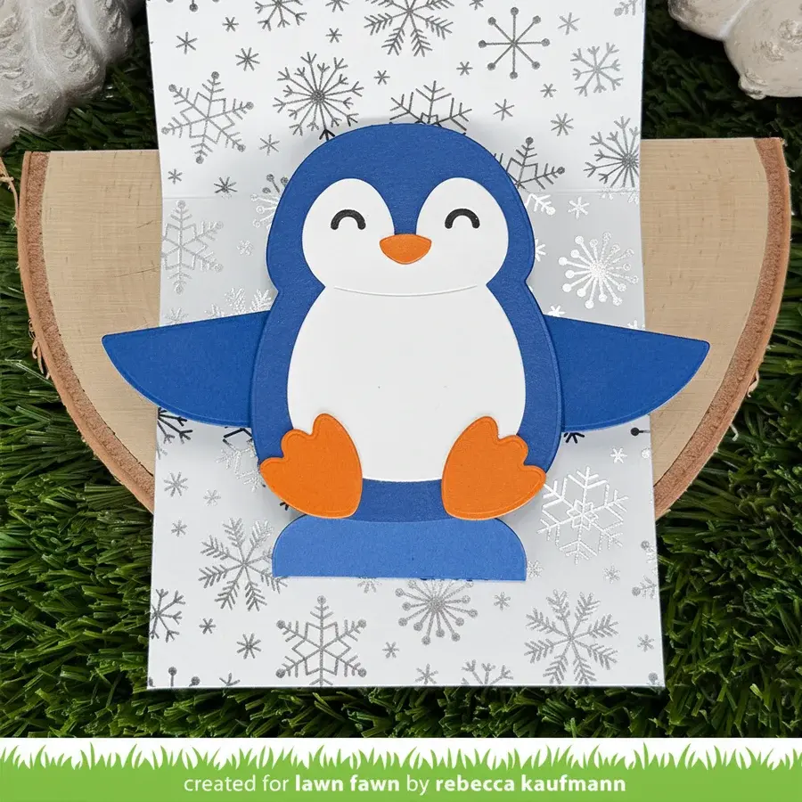 LAWN FAWN LAWN FAWN BIG HUGS PENGUIN DIE SET